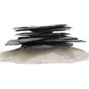AquaOne Piastre in ardesia per acquario, pietre naturali, 10 kg, nero-grigio, 10 - 30 cm per pietra, ardesia, decorazione terrario