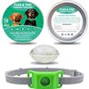 OALYGEI Aquality Pets Collare Antiparassitario Naturale, Ciondolo Repellente Per Pulci E Zecche Per Cani (Verde)