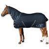 Horses, Coperta da Paddock per Cavallo Turnout 400 gr, Impermeabile, con il Copricollo Staccabile, Resistente, con Cinghie ad Incrocio (120 cm)