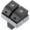 VekAuto Interruttore Alzacristalli Elettrico Per VW Polo 9N 02-09 1pc | Lato Sx, Nero, Plastica/Metallo, 4Pin, 6Q0959858, Per VW Fox 5Z1 05-10, Per Seat Ibiza 02-09, Per Seat Cordoba 6L2 02-09