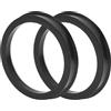 TUCKBOLD Anelli Centrici Ruota Neri 2 Pezzi per Auto Plastica | Antivibrazione, Riduzione Rumore, Stabilità, OD 78.1mm, ID 66.1mm, Spessore 10mm