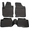 J&J AUTOMOTIVE Norm Liners Tappetini Auto su Misura per Hyundai I30 2007-2012, Set da 4 Pezzi, 3D in Gomma TPE, Antiscivolo, Inodore, Colore Nero
