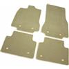 IL TAPPETO AUTO BY FABBRI 3 Tappeti Moquette Auto compatibili con JAGUAR-XF I (X250) dal 2005 al 2015 velluto Colore Beige Ricamati