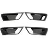 SNWDBH Copertura Maniglia Porta Interna In Fibra Di Carbonio, Accessori Auto Per Ford Per Focus 2022 2021 2020 2019 MK4 Superficie decorativa per interni