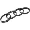 A ABSOPRO Anelli Centratori per Cerchi Nero 4 Pz Plastica | Diametro Interno 67.1mm, Esterno 60.1mm, Spessore 10mm, Antivibrazione, Per Centraggio Ruote, Adatto Per Veicoli Aftermarket