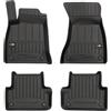 SMK Tappetini auto gomma per Audi A4 B9 2015-2023 Sperimentate un nuovo standard di viaggio con i tappeto gomma antiscivolo per auto - tappeto gommato multistagionali per tutte le condizioni stradali