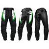 WinNet Pantaloni in Pelle da Moto da Agganciare alla Zip della Giacca di Tuta