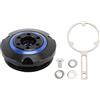 Klanata Tappo olio motore moto Coperchio serbatoio carburante in lega di alluminio CNC adatto per HP2 Enduro 2007-2008, R1200GS 2004-2012, R1200GS Adventure 2005-2013, R 1200 GS LC (Nero e Blu)
