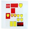 DDVOS Auto Stemmi per Ferrari 12Cilindri / 296 / SF90 /F80 /Roma/Purosangue/ F244, Emblema Auto per la Decorazione della Carrozzeria Adesivo Creativo 3D Personalizzato,B B
