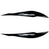 BONNYT Fari Sopracciglio Palpebre Per BMW Serie 3 F30 F31 M3 316 318 320 325 330 2011-2019 Berlina/Touring ABS Lucido Faro per auto Sopracciglia Palpebra Body Kit fari Anteriori Sopracciglia (Color : Gloss