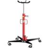 GrecoShop Sollevatore Cric Idraulico da Fossa 500 kg per Officina Auto - Altezza Regolabile, Piattaforma Robusta per Manutenzione Veicoli, Garage e Meccanica Professionale