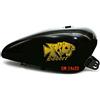 Pimastickerslab Kit 2 adesivi moto serbatoio jolly asso croce malta chopper harley custom vintage cod. 1664 (091 ORO, OPACO (matt_opaque))