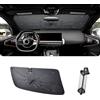 LUWU [Aggiornato] Ombrello Parasole Auto Compatibile con BMW X3 G45 2025 2026 Parabrezza Parasole Auto ad Ombrello Pieghevole per Parabrezza Anteriore X3 G45 Accessori