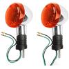 UUSNMOTO Luci Svolta Motocicletta Indicatori Di Direzione Anteriori E Posteriori Per Motociclette Per 250 750 Per Steed 400 600 Per Shadow Frecce