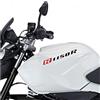 BLACK DOVES GRAPHICS 2pz Adesivi Compatibili con Serbatoio R1150 R R 1150 R1150R (Nero-Rosso)