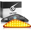 TECTICO indicatori di direzione,freccia auto,Indicatori di direzione laterali ambra 18 SMD con funzione dinamica Compatibile con BMW X3 F25 X5 E70 X6 E71 E72,2 pezzi