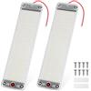 Thlevel Luci LED da Tetto Interni Auto 12-85V 108 LED Super Luminosa a Plafoniere con Pulsante di Interruttore Indipendente Luce di Lettura dell'automobile per Camper Van Caravan 2 Pezzi