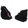 QUARKZMAN 1 Coppia Orecchie Gatto Per Casco Decorazione Nero Rosa | Dimensioni: 10x9 Cm. Autoadesivo. Impermeabile, Resistente, Flessibile. Per Manubrio Bicicletta E Tetto Auto. Nuovo.