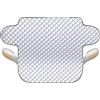 Generico Copriparabrezza Auto Inverno, Pieghevole Copri Parabrezza Auto, Coperture Impermeabili con Corda Fissaggio Rinforzata, per Protezione Esterna Invernale Freddo 202 X 104 Cm