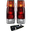 EASYSHOP24H SET 2 Faro Fanale Fanalino Posteriore Per Navara D21 Pick-Up 720 King Cab da 1986 a 1996 Gruppo Ottico Sinistro Destro Stop Luce
