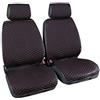 Lampa 54534 Cover-Tech Leatherette, Coppia coprisedili Anteriori in Similpelle - Nero/Rosso