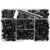 SQNYDH Fissaggi per parabrezza Kit Viti Dadi Carenatura Moto Per Aprilia RS125 RS250 RS4 RS50 RS 125 250 50 1996-2016 Bulloni, Clip Fissaggio Per Carrozzeria Moto Clip Dadi A Vite Cupolino(Nero)