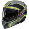 PREMIER CASCO VYRUS ND Y GREY BM,GRIGIO/GIALLO FLUO/NERO,M