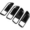 DPEDFVXVMR Maniglia Porta Ricambio PER CHR PER C-HR 2024 2025 ABS In Fibra Di Carbonio Pannello Interno Porta Ciotola Maniglia Interna Copertura Della Protezione Interna Tirante Porta Auto(Carbon Fiber)
