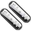 Generico Spia LED Per Portiera Auto - Lampada Di Benvenuto Lampeggiante RGB Con Sensore Di Movimento E Supporto Magnetico | Indicatore Luminoso Di Sicurezza A Lunga Durata Della Batteria Per La Decorazione Del