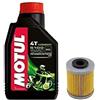Motul Kit Tagliando moto 2 litri olio Motul 5100 15W50 + filtro 182