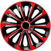 NRM Copricerchi EXTRA Strong nero/rosso, set da 4 pezzi