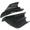 ZGHQHCDRH Protezione spoiler Adatto per Yamaha YZF-R1 R3 R6 R125, spoiler aerodinamico per moto con decorazione adesiva per moto.(Glossy Carbon Look)
