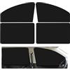 QKXNQGWTW Tendine Parasole Auto, per BMW 1 Serie F40 2019-2024 2025 2026 Anteriore Posteriore Finestrini Laterali Parasole Anti-UV Parasole per finestrini,A