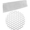 PRICEKILLER® - GRIGLIA RETE SPORTIVA TUNING PER PARAURTI AUTO CALANDRA 100 X 33 (Argento)