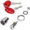 SHAD 200537r ricambio Bombin per baule ATV 40/100, Argento