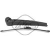 Metalcaucho Tergicristallo posteriore 68075 posteriore Refil spazzola tergicristallo con guida elastica integrata 280mm Compatibilità con VW POLO 9N Passat Variant 3C5 Passat Variant 365, SEAT