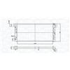MAGNETI MARELLI Radiatore, Raffreddamento motore 350213185200 | Compatibile con: FIAT CINQUECENTO, PANDA, SEICENTO / 600