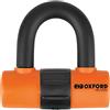 Oxford - Bloccadisco per moto, HD Max, ad alta sicurezza, in acciaio, LK312, colore: arancione