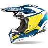 AIROH CASCO OFFROAD AVIATOR 3 SABER BLUE MATT S
