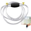 Zunishaone Pompa di trasferimento manuale - Pompa a sifone portatile in PVC trasparente | ideale per olio, acqua, carburante, tagliasiepi, moto, auto