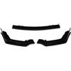 DGOINGPI spoiler inferiore Kit carrozzeria per paraurti anteriore auto, spoiler, diffusore, adatto per Infiniti Q50 2014-2021 labbro d'impatto(14-17 Sport Black)