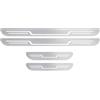 CHAOWEIFB 4 Pezzi Listello Battitacco in Acciaio Inox per Porsche Boxster (986), Auto Protezione Soglia Parti AntiGraffio Pedale Accessori Auto,Silver