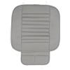 liuzz Coprisedile universale per auto senza schienale PU in pelle Bamboo Charcoal Cuscino per sedile auto Automobili Coprisedile antiscivolo Sedile grigio