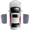 REPELKY Tendine Parasole Auto Per BMW Serie 3 Per Touring E91 2004-2011 Magnetico Parasole Scudo Parabrezza Anteriore Tenda Finestra Laterale Posteriore Parasole Visiera Parasole Pieghevole (Dimensione : 2PC