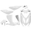 TNT KIT 7 PEZZI CARENE BIANCO COMPATIBILE CON MBK NITRO - COMPATIBILE CON YAMAHA AEROX 50 '97/'12 FAIRING COQUE
