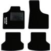 QUEMAR Tappetini Auto compatibili con Audi A3 8P 8PA e Cabrio 2003-2012/ Kit Tappeti Moquette e Gomma su Misura (Set 2 Anteriori +2 Poster.)/ Ricami e Colori Personalizzati (Bordo Antracite, 1 Ricamo)