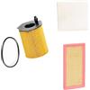 Cormar Kit Tagliando Completo per FIAT PANDA 0.9 TWIN AIR, 3 Filtri: Olio, Aria, Abitacolo, dal 2012