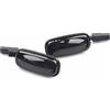 YSQOJF Indicatori Specchio Lateral 2 Pezzi Per Land Per Rover Per Defender Per Freelander Per Discovery 2 Luci Posizione Laterali A LED Con Lenti Fumé Indicatori Direzione Dinamici(Smoked Black Lens)