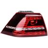 JDBKLWLWY Fari Posteriori Accessori Auto LED Fanale Posteriore Indicatori Direzione Freno Bend Lampada Ricambi Gruppo Per VW Per Golf 7 2013-2017 Fanale Posteriore Sinistro(Outside Left)