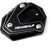 PSDKTMC Prolunga Cavalletto Laterale Per TRANSALP XLV 600 650 700 XL600V XL650V XL700V Accessori Moto Cavalletto Laterale Del Piede Del Basamento Di Estensione Pad
